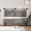 vidaXL H&auml;ngevorderseite Wandmontiert Uni Taupe 150 x 55 x 5 cm Stoff