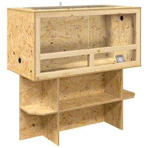 vidaXL Terrarium Braun 100 x 50 x 100 cm OSB