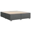 vidaXL Bettgestell ohne Matratze Dunkelgrau 180x200 cm Stoff