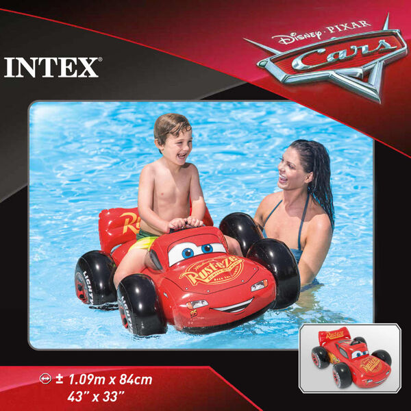 Intex Aufblasbares Auto Cars Rot 84x109x41 cm