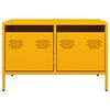 vidaXL TV-Schrank Senfgelb 68x50x43,5 cm Kaltgewalzter Stahl