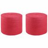 vidaXL Juteseil 2 pcs Rot 100% Tossa Jute
