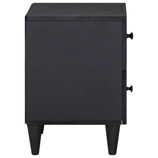 vidaXL Nachttisch Braun 40 x 33,5 x 46 cm Massivholz Mango