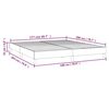 vidaXL Boxspringbettgestell Creme 180x200 cm Stoff