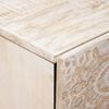 vidaXL Sideboard mit Speicher Wei&szlig; 40 x 33,5 x 75 cm Massivholz Mango