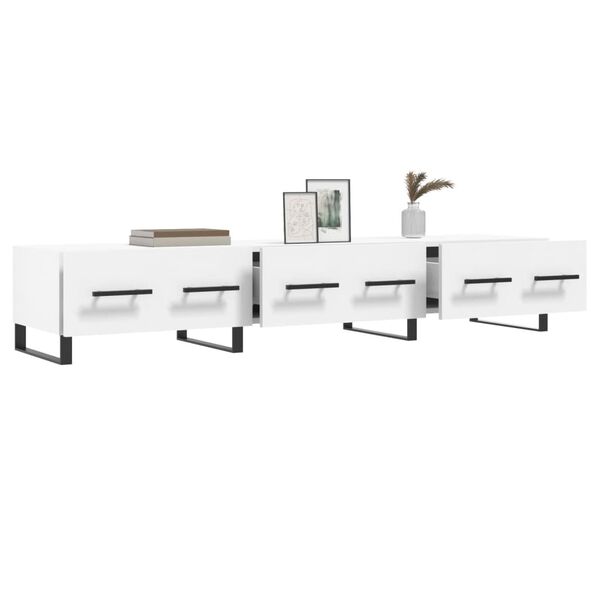 vidaXL TV-Schrank Wei&szlig; 150x36x30 cm Holzwerkstoff