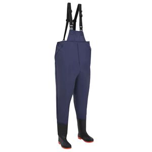 vidaXL Wathose mit Stiefeln Gr&ouml;&szlig;e 38 Blau