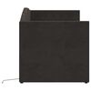 vidaXL Tagesbett USB Schwarz Samt 90x200 cm