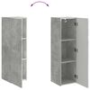 vidaXL Wandmontiert 6 pcs Beton Grau