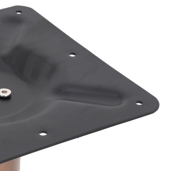 vidaXL Bistrotisch-Gestell Messing 70x40x72 cm Edelstahl