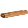 vidaXL Wandregale 2 Stk. 60x17x8 cm Massivholz Akazie