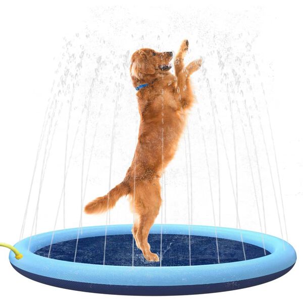 Animal Boulevard Sprinklermatte f&uuml;r Haustier Cooling L &Oslash; 150 cm Blau