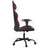 vidaXL Gaming-Stuhl Schwarz und Weinrot Kunstleder