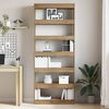 vidaXL B&uuml;cherregal Artisan-Eiche 80 x 30 x 198 cm Holzwerkstoff