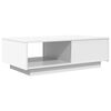 vidaXL Couchtisch mit Schubladen Wei&szlig; 95 x 55 x 31 cm Holzwerkstoff