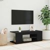 vidaXL TV-Schrank mit LED-Leuchten Schwarz 90x39x30cm