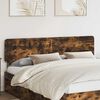 vidaXL Kopfteil Ger&auml;ucherte Eiche 200 cm Holzwerkstoff