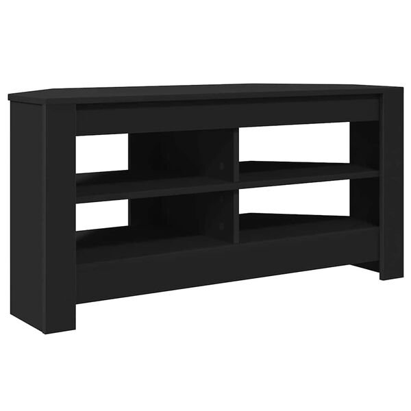 vidaXL EckTVSchrank Schwarz 102 x 40,5 x 45 cm Holzwerkstoff