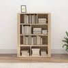 vidaXL Sideboard Sonoma-Eiche 80x30x106 cm Holzwerkstoff