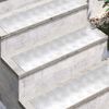 vidaXL Treppe Tritt Rechtwinklig 4 pcs Silber 70 x 20 cm Aluminium
