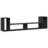 vidaXL TV-Schr&auml;nke 2 Stk. Schwarz 100x30x50 cm Holzwerkstoff