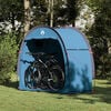 vidaXL Fahrradgarage mit Dach mit Speicher Blau 210 x 90 x 174 cm