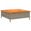 vidaXL Verkleidung f&uuml;r Sonnenschirmst&auml;nder Grau 70x70x25 cm Akazie