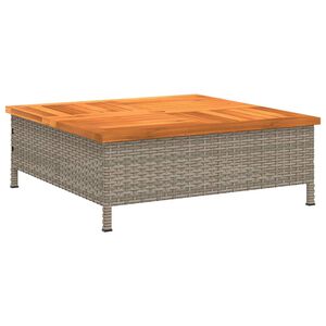 vidaXL Verkleidung f&uuml;r Sonnenschirmst&auml;nder Grau 70x70x25 cm Akazie