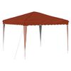 vidaXL Pop-up Partyzelt 288 x 288 x 245 cm Terrakotta Oxford-Stoff