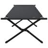 vidaXL Klapp Schlafbett fürs Camping Schwarz 210 x 80 x 46 cm