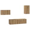 vidaXL TV-Schrank-Set 4 pcs Artisan-Eiche 30,5 x 30 x 60 cm