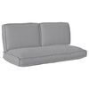 vidaXL Kissenset 3 pcs Grau Oxford-Stoff