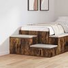 vidaXL Aufbewahrungsschrank 2 pcs Ger&auml;ucherte Eiche 118 x 41 x 40 cm