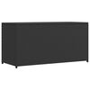 vidaXL Garten-Auflagenbox Schwarz 120x50x60 cm Poly Rattan