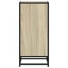 vidaXL Sideboard Sonoma-Eiche 35,5x35x76 cm Holzwerkstoff und Metall