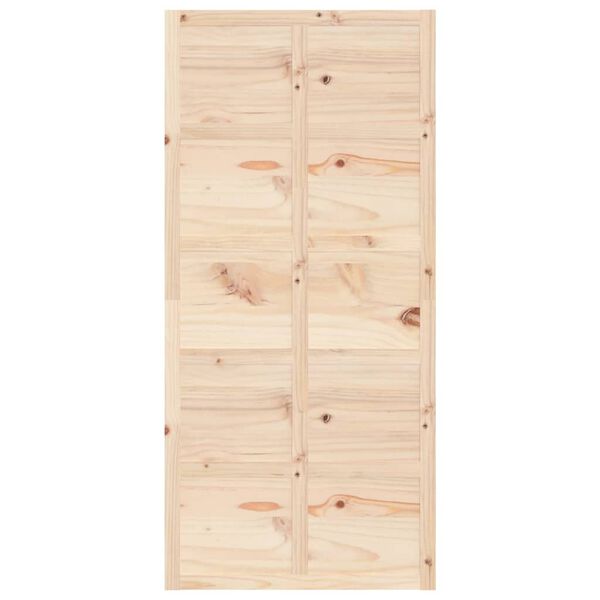 vidaXL Scheunent&uuml;r 100x1,8x214 cm Massivholz Kiefer