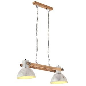 vidaXL H&auml;ngelampe Industriestil 25 W Silbern 109 cm E27