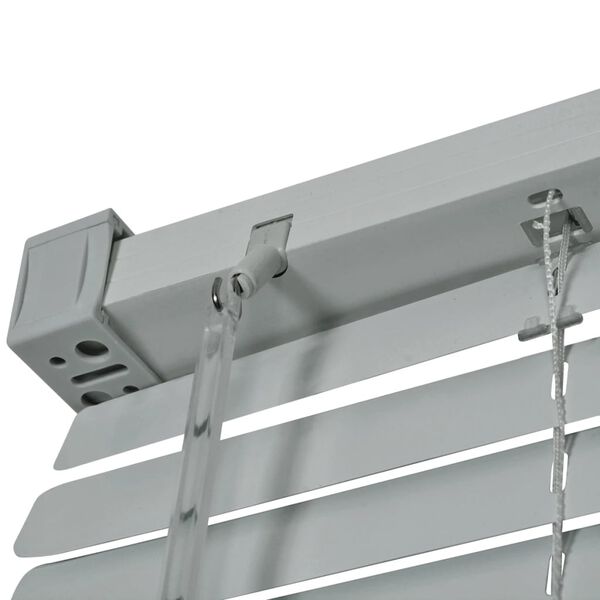 vidaXL Fensterjalousien Aluminium 60x220 cm Silber