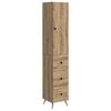 vidaXL Schrankset 2 pcs Artisan-Eiche 34,5 x 34,5 x 90 cm