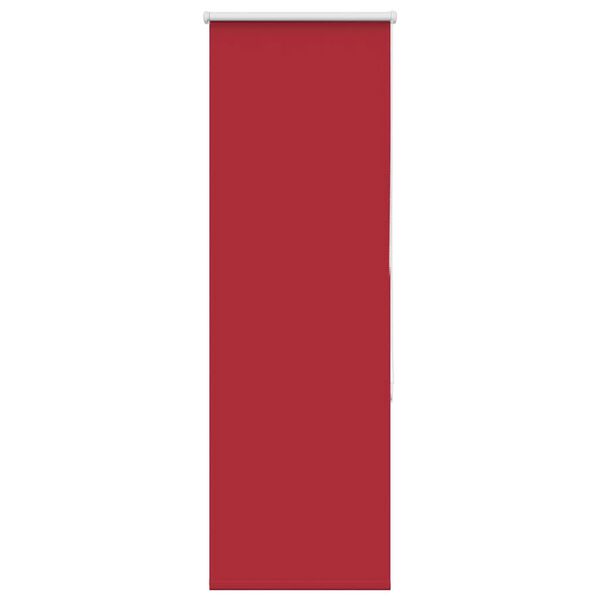 vidaXL Verdunkelungsrollo Rot 40x175 cm Stoffbreite 35,7 cm Polyester