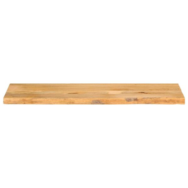 vidaXL Tischplatte mit Baumkante 120x40x2,5 cm Massivholz Mango