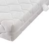 vidaXL Tagesbett mit Matratze Wei&szlig; Metall 90&times;200 cm