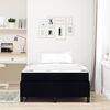 vidaXL Boxspringbett Schwarz 120 x 200 cm Stoff