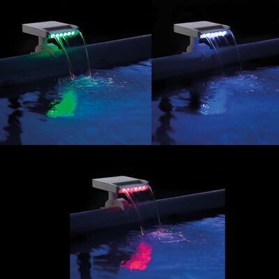 Intex Pool LED-Wasserfall Mehrfarbig 28090