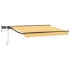 vidaXL Manueller Markisenrahmen mit LEDs Sand 3 x 2,5 m