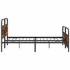 vidaXL Metallbett ohne Matratze R&auml;uchereiche 193x203 cm