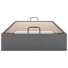 vidaXL Ottoman-Bett ohne Matratze Dunkelgrau 80x200 cm Stoff