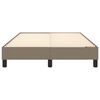 vidaXL Boxspringbettgestell Taupe 120x200 cm Stoff