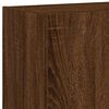 vidaXL TV-Wandschrank mit LED-Leuchten Braun Eichen-Optik 80x35x41 cm