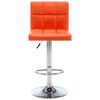 vidaXL Barhocker 2 Stk. Orange Kunstleder